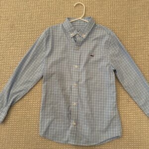 Vineyard Vines Blue Plaid boys Shirt